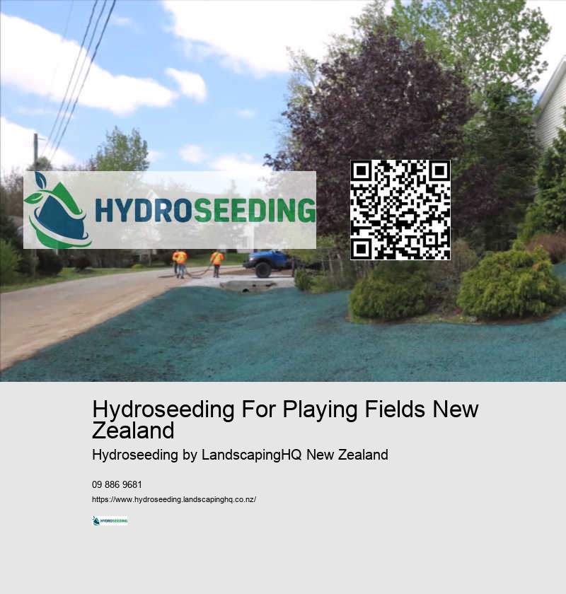 Hydroseeding For Playing Fields New Zealand